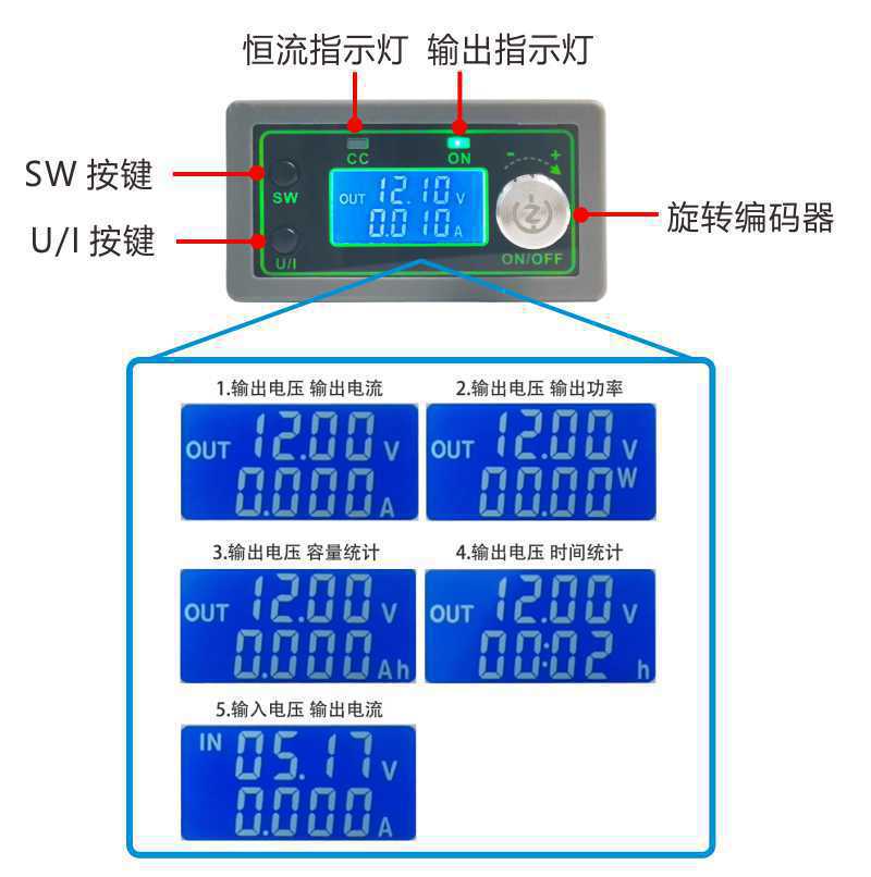 50V20A 1000W numerisch gesteue – Step Down Dc Power Supply Module 1000W Bewertung und Preis